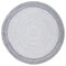 Safavieh 4 x 4 ft. Cape Cod Round Area Rug, Grey & Charcoal CAP223H-4R - alternate 4